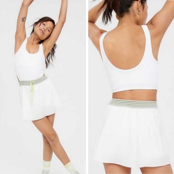 aerie Dresses & Skirts - NEW OFFLINE BY AERIE White Cut Out Skort Dress Size M
